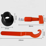 151-Delig Tegel Leveling Systeem - Herbruikbare T-Lock Tegelafstandhouders - Inclusief Tegel Levelers en Wrench - Voor Tegels van 5-17 mm Dikte - Perfecte Vloer- en Wandafwerking