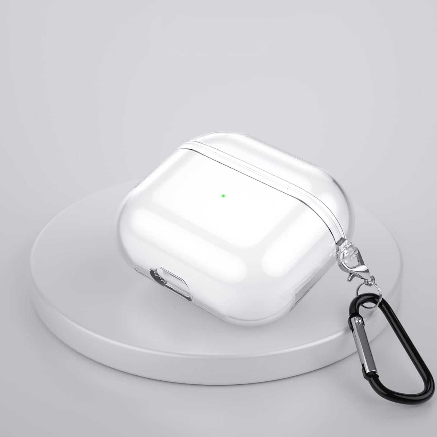 Transparant TPU Hoesje voor AirPods 3e Generatie - Bescherming tegen Krassen, Stoten en Vuil - Perfecte Pasvorm - Hoogwaardig Siliconenmateriaal - Gemakkelijk te Bevestigen en Verwijderen - Behoudt Slank Ontwerp