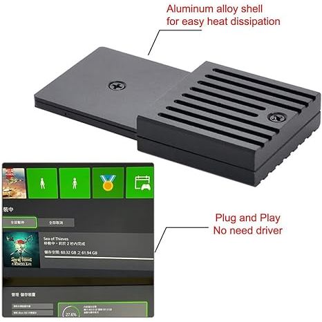 Xiwai CF-Express Type-B naar M.2 NVMe 2230 M-Key Adapter CFE - Uitbreidingskaart voor Xbox Series X&S - Compatibel met Western Digital CH SN530 SSD - Hoge Kwaliteit PCIe4.0 Gen4x2 - Perfect voor Gaming en Gegevensopslag