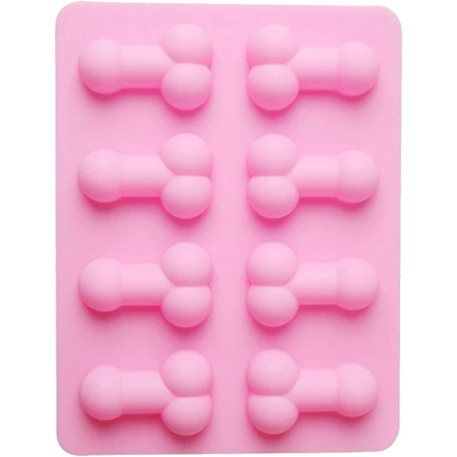 Grappige Siliconen Penis IJsblokjesvorm - Creatieve Siliconen Vorm - Bachelorette Feest Siliconen Mal - Vrijgezellenfeest Siliconen Mal Voor IJsblokjes, Zeep, Chocolade En Cake - Herbruikbare Siliconen IJsblokjesvorm