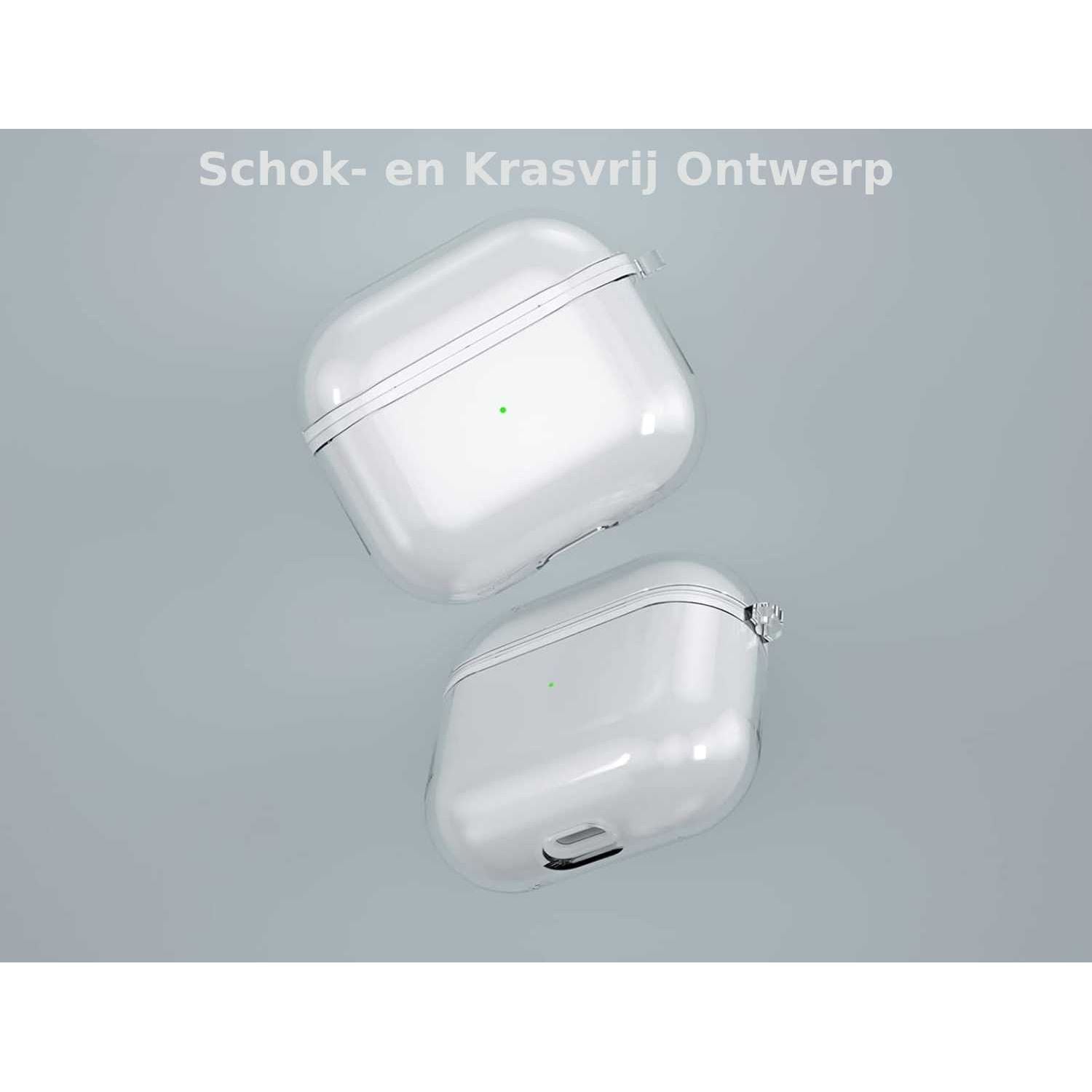 Transparant TPU Hoesje voor AirPods 3e Generatie - Bescherming tegen Krassen, Stoten en Vuil - Perfecte Pasvorm - Hoogwaardig Siliconenmateriaal - Gemakkelijk te Bevestigen en Verwijderen - Behoudt Slank Ontwerp