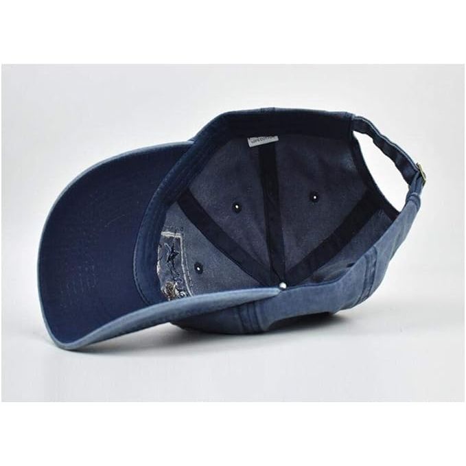 Casual Retro Pet - Baseball Cap – Verstelbare Cowboy Pet – 100% Gewassen Katoen – Ademende Sportpet Met Adelaar Borduursel – Geschikt Voor Golf, Vissen, Hardlopen En Outdoor Activiteiten