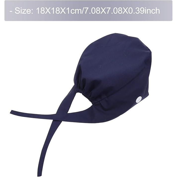 Unisex medische scrub cap – verstelbare chirurgische muts met zweetband – katoenen bouffant operatiekap – groene dokter en verpleegkundige werkmuts – stofbeschermende werkcap – medische hoofddeksel voor ziekenhuis en kliniek