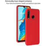 TPU Siliconen Hoesje voor Huawei P30 Lite - Ultradun - Schokbestendig - Zacht Touch Gel Hoes - Volledige Bescherming - Slank en Lichtgewicht - Matte Afwerking - Anti-Slip