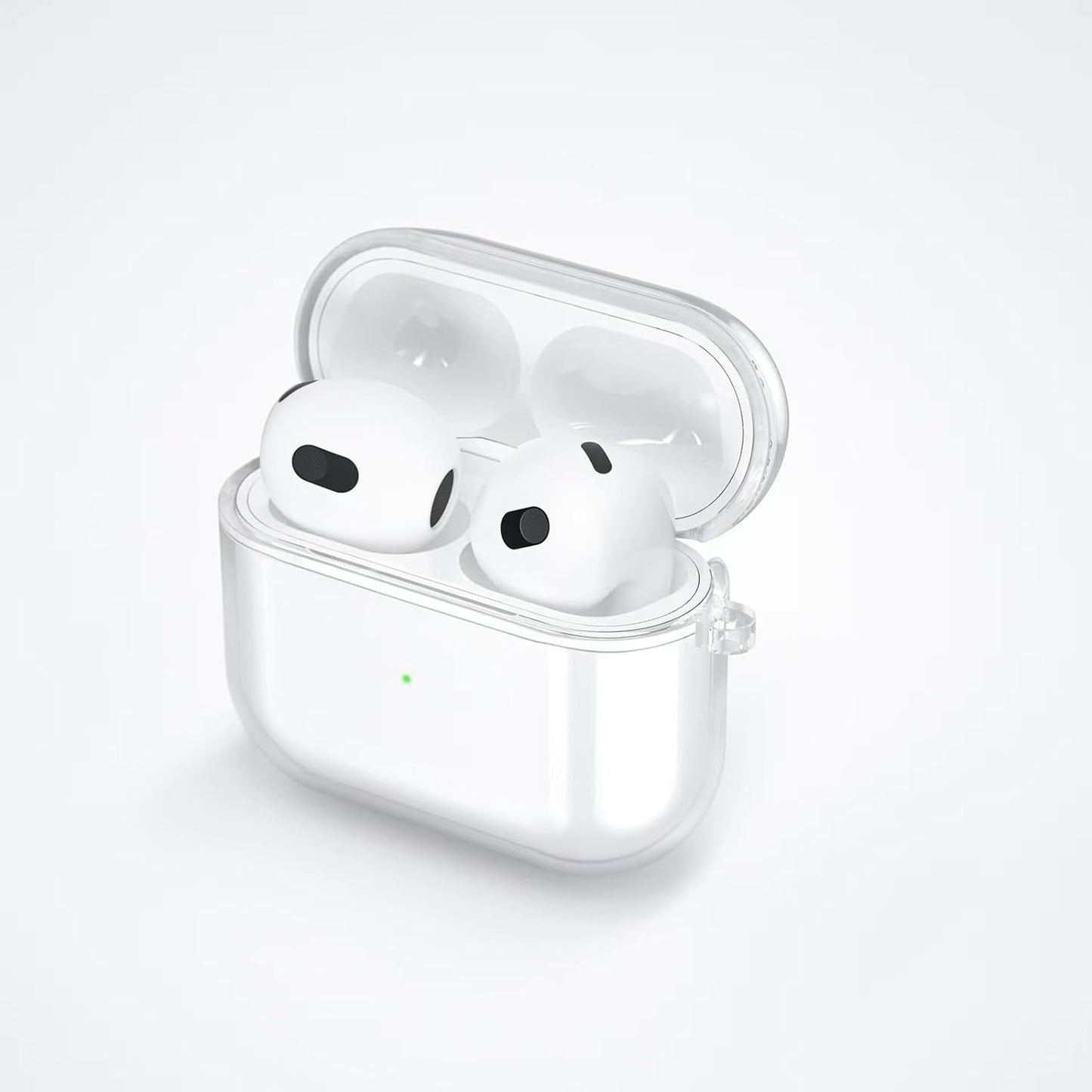 AirPods 3 Beschermhoes - Transparante TPU Case - Geïmporteerde Bayer Siliconen Softshell - 360° Bescherming - Slanke en Lichtgewicht Beschermhoes Voor AirPods 3 - Modern en Stijlvol Ontwerp - Geschikt Voor Draadloos Opladen
