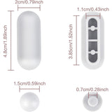 Toiletbril Bumpers: 18-Delige Set Grijze Toiletbril Pads voor Verbeterde Stabiliteit van Toiletbril en -Deksel