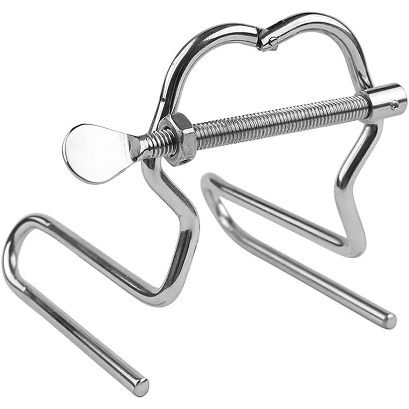 Verstelbare Dilator Plug Roestvrij Stalen Vaginale Speculum Mirror Device - Anus En Vagina Dilator Toy - Enema Expander - SM Seksspeeltje Voor Mannen, Vrouwen, Koppels - Medisch Roestvrij Staal - Veilig, Anti-Allergisch, Vrije Afstelbaarheid