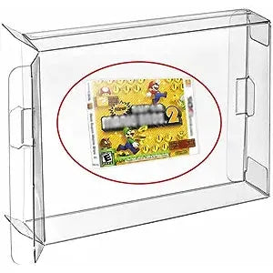 10 Stuks - Beschermhoes - Geschikt voor PS2 / GameCube / Wii / Xbox / SNES / N64 Spellen - Transparante Display Box - Stof-en-Vochtbestendig - Duurzaam-PVC - 10-Stuks