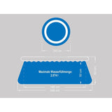 Crivit Quick Up Zwembad - Ø240x63 cm - Opblaasbaar Badrand - Inclusief Filterpomp &amp; Cartridge - 3-laags PVC - 2.074L Watercapaciteit