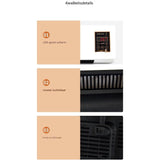 2 in 1 - Mobiele Mini Airconditioner / Kachel – Verwarmen en Koelen in Één | Draagbare Wand- en Tafelairco met Afstandsbediening, Timer, Laag Geluidsniveau en Eenvoudige Installatie (20 × 45 × 11,5 cm)