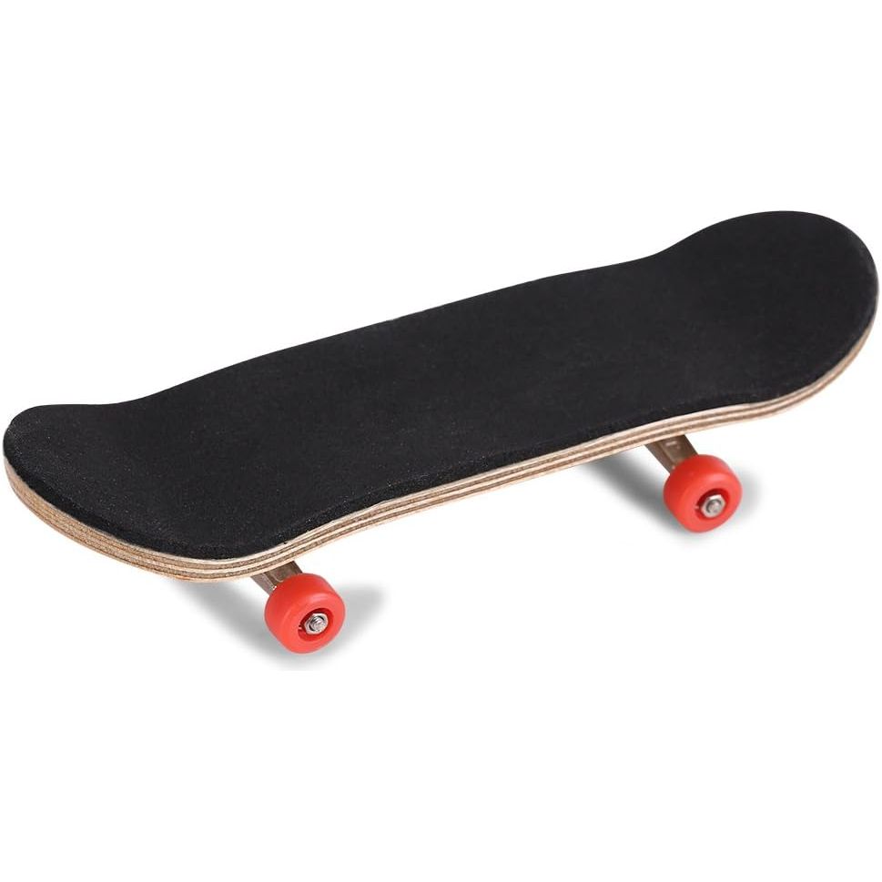 Set van 2 Finger Skateboards - 5-laags Esdoornhout en Legering - Inclusief Opbergdoos - Anti-slip Fingerboards voor Ontspanning en Stressverlichting - Perfect Cadeau voor Kinderen