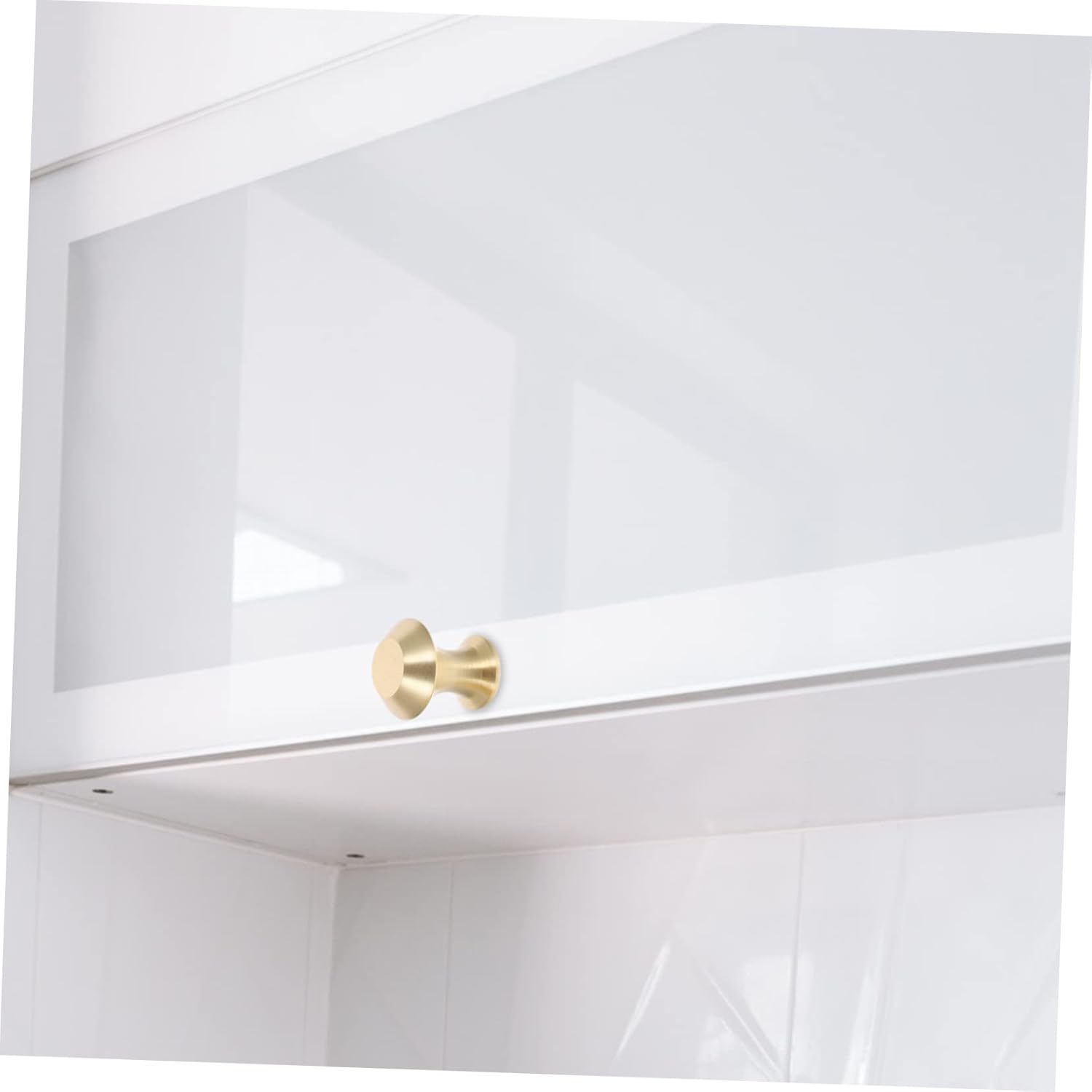 Messing Kast- en Ladegrepen - Meubelknoppen voor Deur en Lade - Duurzaam en Hoogwaardig Design - 35 * 16 * 26mm - Ideaal voor Keuken, Kasten en Deuren - Inclusief Montageschroeven