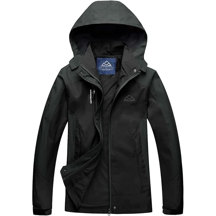 Dames Outdoor Jack - Lichtgewicht & Ademend - Waterdicht en Winddicht - Met Afneembare Kap - Ideaal voor Wandelen, Trekking en Buitenactiviteiten