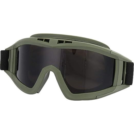 Anti-condens Bril voor Outdoor Activiteiten - Beschermende Tactische Oogbescherming - Anti-stof, Anti-condens Goggles - Duurzame Bescherming voor Avontuurlijke Activiteiten - 2 x Lens - Leger groen