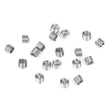 100 stuks - Set van Roestvrijstalen Draad Helicoil Schroefdraadinserts Reparatiekit (M5x0.8x1.5D) - Duurzame en Betrouwbare Inserts voor Reparatie van Schroefdraad - Ideaal voor M5 Schroefdraadherstel in Diverse Toepassingen