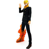 Sanji Vinsmoke Diable Jambe Actiefiguur – One Piece Collectible 32cm | Premium PVC Verzamelfiguur met Dynamische Vuureffecten, Anime Decoratie Beeld voor Fans & Verzamelaars | Hoogwaardige Kwaliteit Cadeau voor Manga Liefhebbers