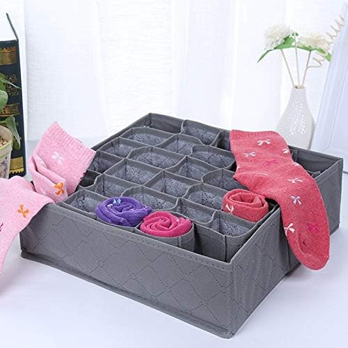 Verstelbare Ladeverdelers - Ondergoed & Sokken Opbergbox - Kleding Organizer 34x32x10cm - Niet-geweven Stof - Voor Lingerie, Ties en Accessoires