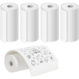 5 Rollen Thermisch Printerpapier Zonder Inkt – Supfoto 57 mm x 20 mm Rol – Zelfklevend en Gewoon Papier voor Mini Bluetooth Printers, Stickers, Bonnen, Foto’s, Notities en Dagboek – BPA-vrij, Waterdicht en Krasbestendig Printpapier