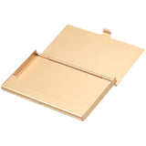 3 Delige Set RVS Visitekaarthouders - Stijlvolle en Robuuste Roestvrijstalen Visitekaarthouders Set – Professionele Uitstraling voor Zakenlieden en Ondernemers – Compacte en Draagbare Business Card Cases in Zwart, Goud, Zilver – Ruimte voor 13 Kaarten