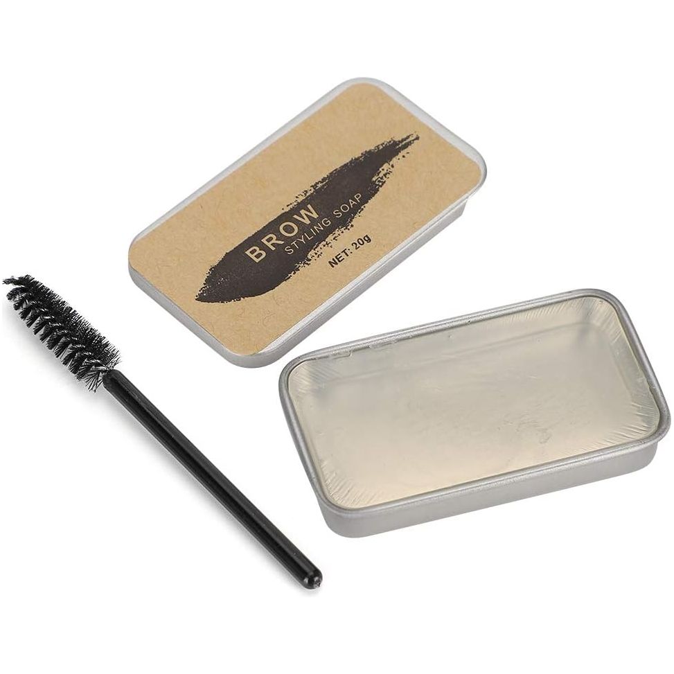 Styling Wenkbrauw Zeep - Wenkbrauwzeep Kit voor Natuurlijke en Volle Brows - Styling Balsem, Kleurloos en Langdurig - Compleet met Borstel voor Makkelijke Toepassing - Perfect voor Elke Wenkbrauwvorm en Stijl - Professionele Afwerking Thuis