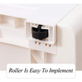 5-Lagen Kunststof Opbergkast 36x30x80cm – Waterdicht & Stofbestendig – Dichtsluitende Lade Kast Met Wieltjes – PP Kunststof Rolkast Voor Thuis Kantoor Slaapkamer – Moderne Stijl – Macaron Kleur – Sealed Style Opslagkast