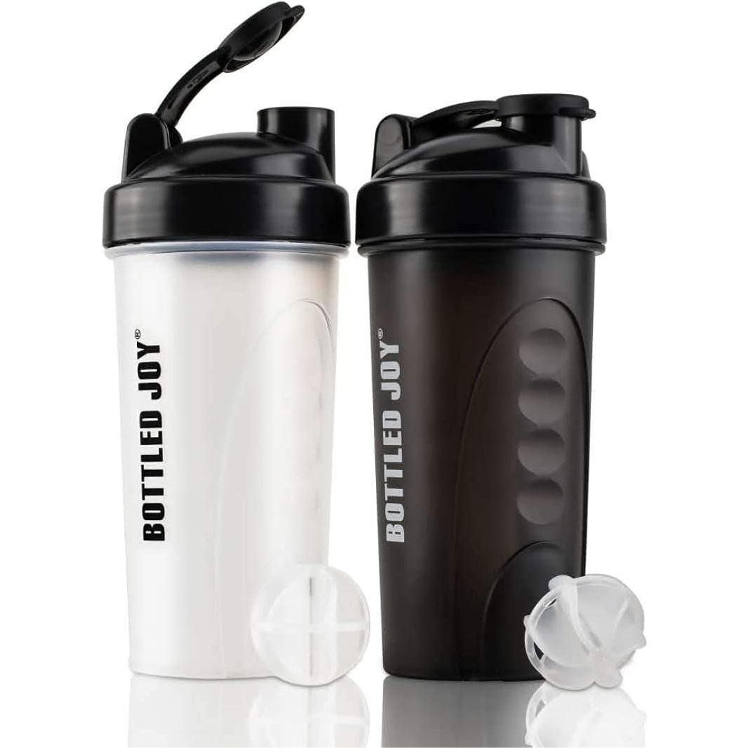 700ml - 2 Pack - Eiwitshaker Fles - BPA-Vrij, Lekvrij - Voeding Mixer Waterbekers - Onmisbaar voor Fitness & Dagelijks Gebruik