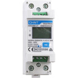 CHINT DDSU666 Grote LCD AC Meter - Din Rail Installatie - 5(80)A Enkel Fase Meter Voor Elektriciteitsfacturatie, Zonne-installaties, PV Systeem, Elektrische Voertuigladers - MID Gecertificeerd - RS485 Modbus-RTU Communicatie