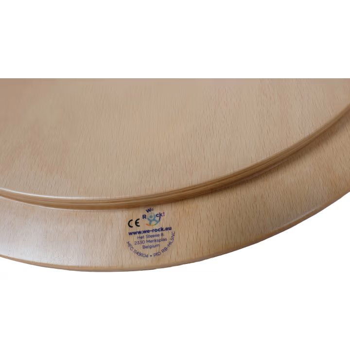 We Rock balansboard – houten wiebelbord voor kinderen – FSC beukenhout balansbord – Montessori speelgoed – wobble board – gebogen speelbord voor balans en motoriek – natuurlijk gelakt houten speelbord – duurzaam kinderspeelgoed