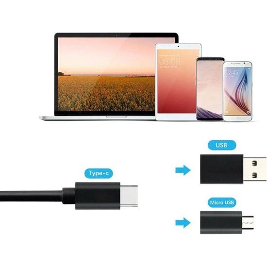 USB Endoscoop - 2 Meter - Inspectiecamera - Waterdicht IP67 - Ø5.5 mm - Met 6 Verstelbare LED Lampen - Compatibel met Android en Windows XP/7/8/9/10 - Voor Onderhoud en Reparatie