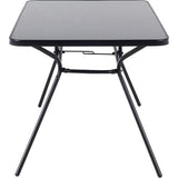 Livarno Tuintafel – Model Atlanta – Poedergecoat Stalen Frame – Gehard Glas Tafelblad – Weer- en UV-bestendig – 140 x 70 x 90 cm