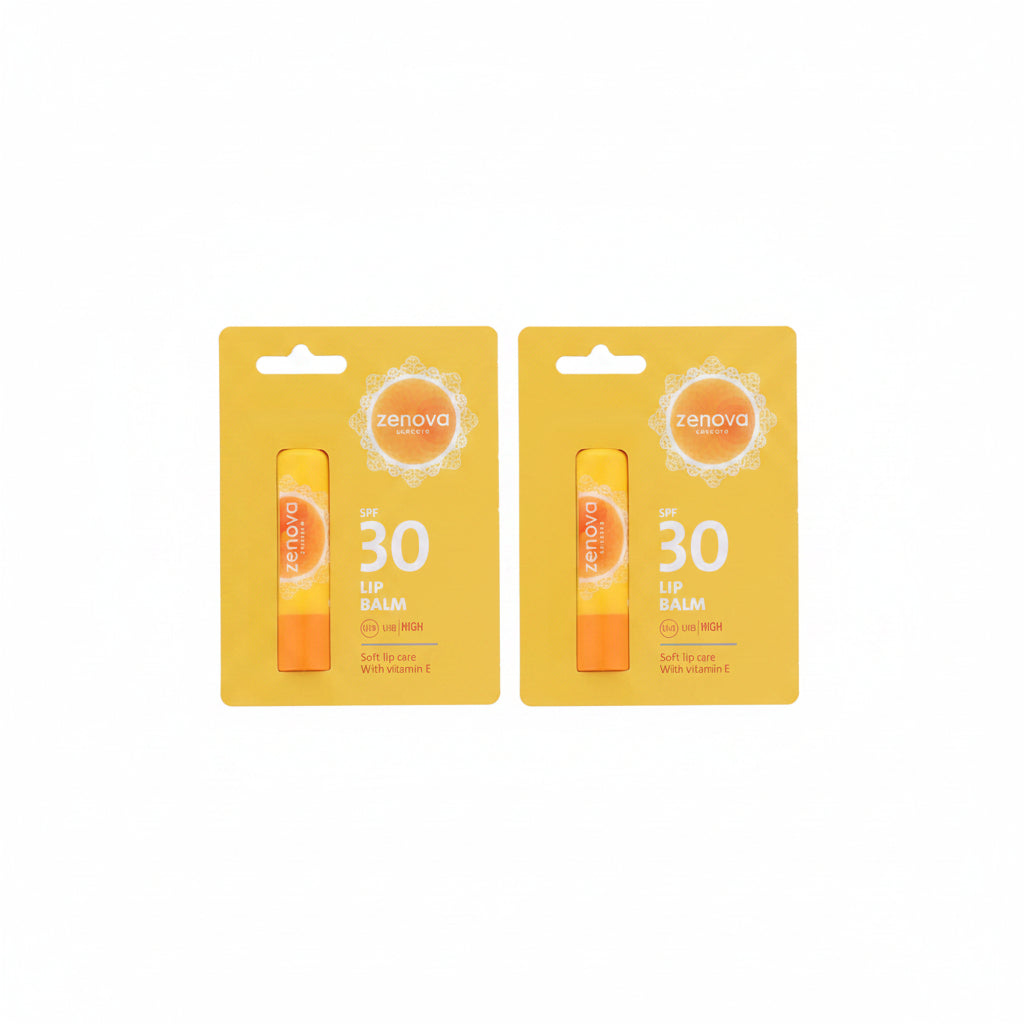 Zenova suncare lippenbalsem - lipbalsem sun spf30 - factor 30 - high protection - vegan - 4,3 gram - zon - neutraal