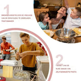 3-in-1 Pastamaker Opzetstuk voor KitchenAid Mixer - Professioneel Pasta Opzetstuk met Deegroller, Spaghetti- en Fettuccinesnijder, inclusief Schoonmaakborstel