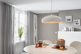 EGLO - MOGANO 1 Hanglamp - Modern Ontwerp in Wit Staal en Koper - Industrieel Design - Geschikt Voor E27 Lampen - Ideaal Voor Woonkamer, Eetkamer - Diameter 385mm