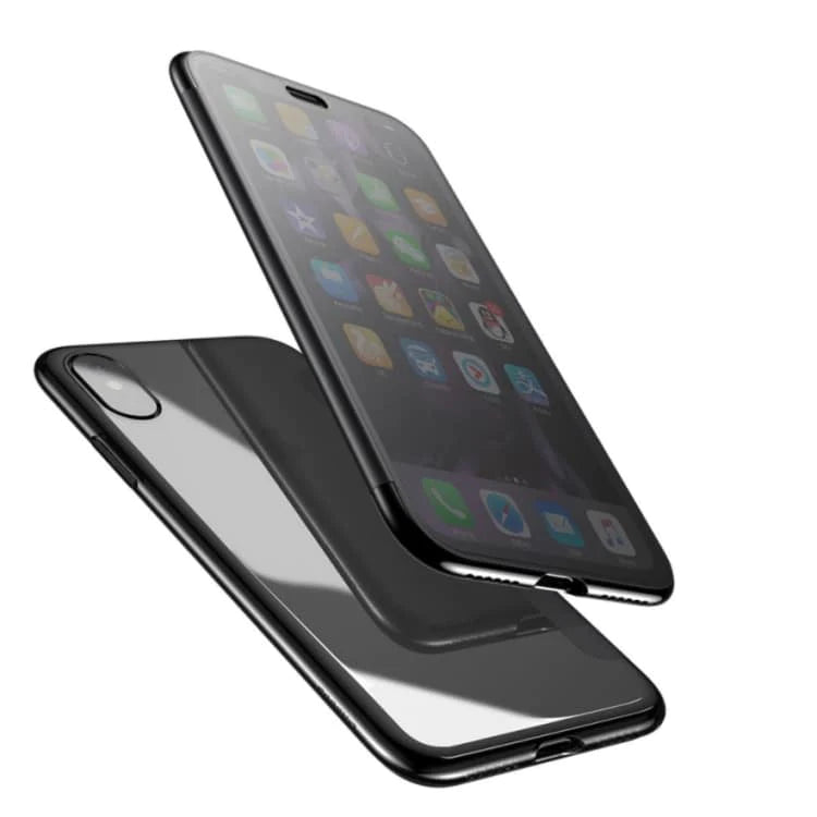 iPhone X Hoesje - Touch Flip Case - Slank Ontwerp - 360° Bescherming - Vingerafdrukbestendig - Ideaal voor Dagelijks Gebruik