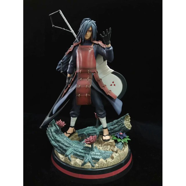 Naruto Shippuden – Uchiha Madara Six Paths Actiefiguur 28 cm | Impure World Reincarnation Madara PVC Model | Anime Verzamelfiguur met Realistische Details | Collectible Beeldje voor Fans, Kinderen &amp; Verzamelaars