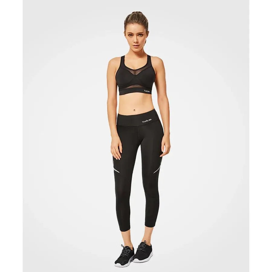 Yvette Shift Racerback Mesh - Maat XXL Gewatteerde Sportbeha - Ultiem Comfort voor High-Impact Sporten - Ademend, Warmteafvoerend & Zweetwerend - Speciaal Ontworpen voor Wandelen, Hardlopen en Workouts