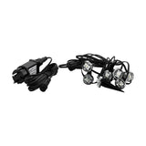 Eglo LED lichtsnoer voor buiten – 10 meter prikkabel met 9 LED lampen – warm wit licht – IP65 waterdicht – decoratieve buitenverlichting – tuin, terras en balkon lichtketting – geïntegreerde LED module – energiezuinige tuinverlichting