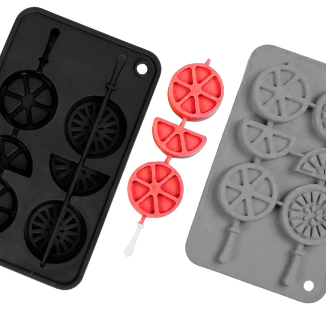 SENZA Siliconen IJsblokjesvorm – Citroenvorm – 18,5 cm – Voor Verfrissende IJsblokjes Met Smaak – Geschikt Voor Vaatwasser En Foodsafe