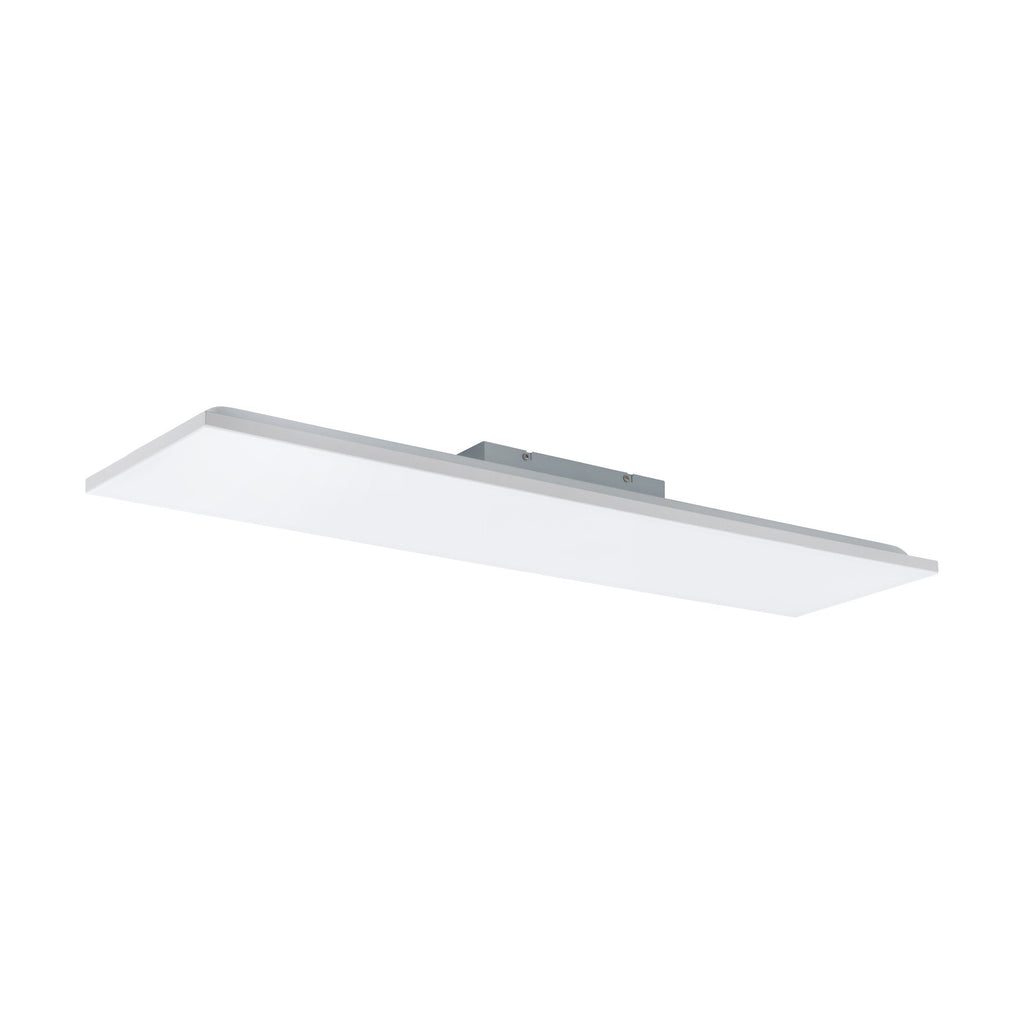 EGLO Rechthoekige LED Plafondlamp - Calemar - Moderne Plafondverlichting - Wit Met Gouden Details - 99,2x24,2x6,9 cm - Energiezuinige Binnenlamp - Geschikt Voor Woonkamer - Slaapkamer - Hal - 2550 Lumen - Hoogwaardige Materialen