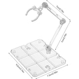 4 Stuks Transparante Action Figures Stand - Plastic Display Standaards - Stabiel en Praktisch - Geschikt voor Actiefiguren en Poppen - Creëer Dynamische Exhibitiescènes