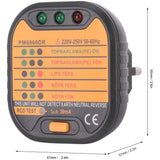 220V Stopcontact Tester - Multifunctionele Mesh Tester voor Huishoudelijke Apparaten - Professioneel Gebruik - EU Stekker - 220V - Veiligheid en Functionaliteit Gegarandeerd - Eenvoudig en Betrouwbaar Controleren van Stopcontacten