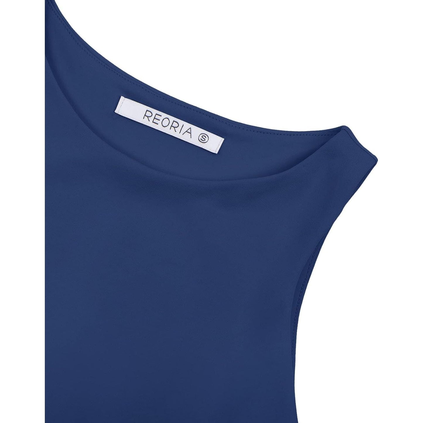 Stijlvolle Dames Sexy Mouwloze Racerback Tanktops - Elegante Halternek Crop Tops, Beschikbaar in Zwart, Wit, Blauw en Groen Grijs - Gemaakt van Zacht en Stretchy Polyester-Spandex Mix, Ideaal voor Zomer, Casual Uitjes en Avondfeesten
