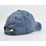 Vintage Baseballpet – Geborduurd Eagle Design – Verstelbare Cowboy Cap – 100% Katoen – Retro Pet – One Size – Comfortabel en Ademend – Washed Cotton – Pet voor Heren en Dames – Donkerblauw