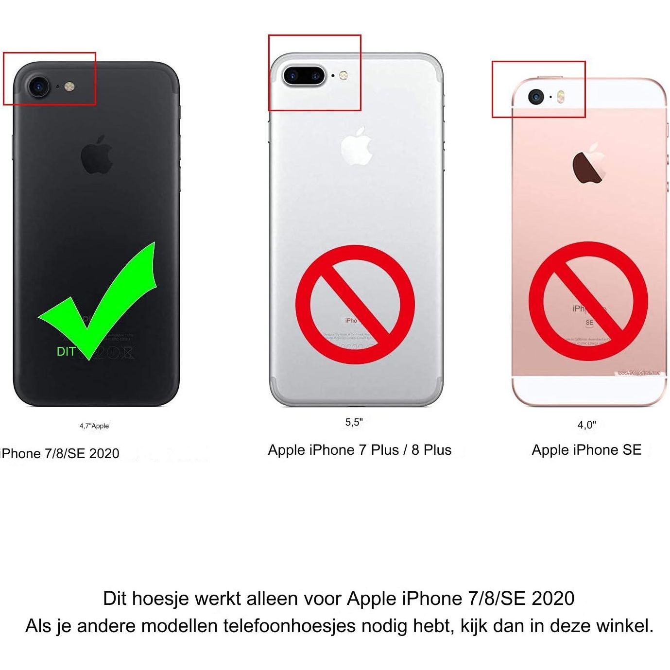 Hoesje Voor iPhone 7/8 in Stijlvol Blauw - Perfecte Pasvorm en Optimale Bescherming - Slank en Duurzaam Ontwerp - Beschermt tegen Stoten en Krassen - Elegantie en Gemak voor Dagelijks Gebruik