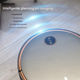 3-in-1 Robotstofzuiger met Dweilfunctie – 2500Pa Krachtige Zuigkracht, Automatisch Opladen, Slimme Obstakeldetectie &amp; 90 min Batterijduur – Ideaal voor Huisdieren, Houten Vloeren en Tegels (Zwart)