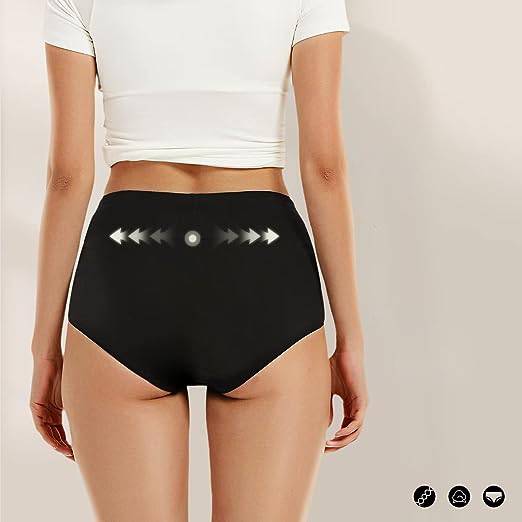 Dames Hoge Taille Katoenen Slips - Buikvlak Stretch - Geschikt voor Dagelijks Gebruik & Postpartum - 5 Pack