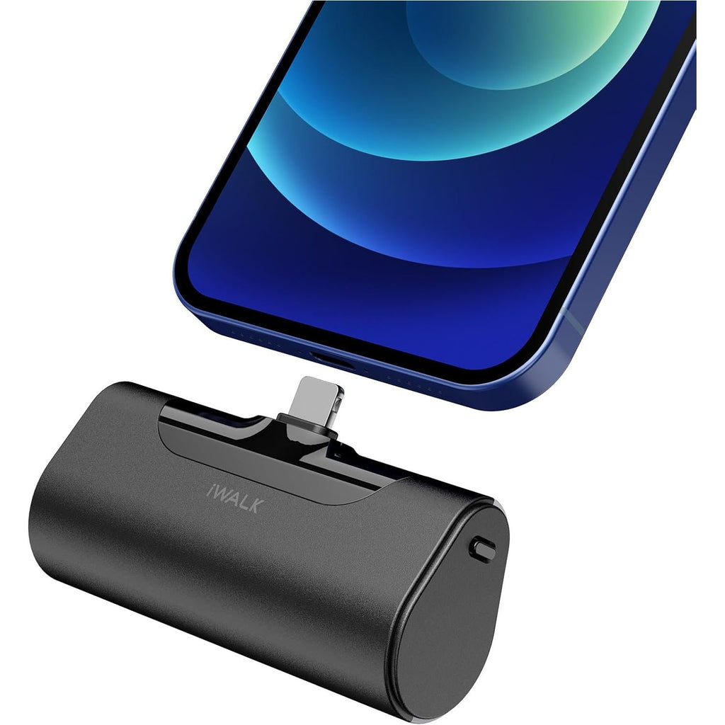 Ultra-Compact Power Bank 4500mAh - Draagbare Oplader Batterijpack - Geschikt voor iPhone 13/13 Pro Max/12/12 Pro Max/11 Pro/XS Max/XR/X en Meer - Pass-Through Technologie - Snelladen - Inclusief USB-C Kabel