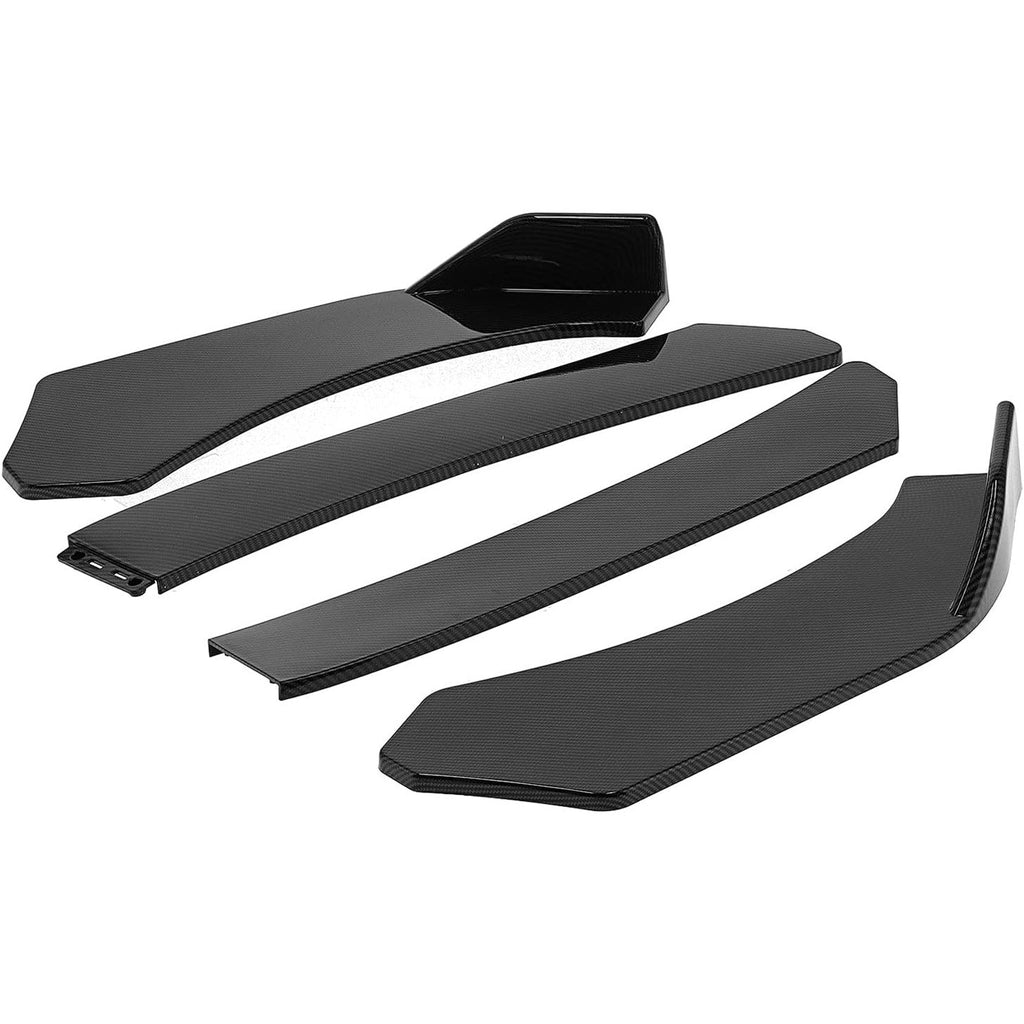 Voorspoiler Lip Bodykit - Universele Voorbumper Lip Splitters - Carbon Fiber Stijl - Voor Honda Civic/Accord en Andere Auto Modellen - ABS Materiaal - Sportieve Autolip Spoiler - Aerodynamische Voorspoiler Voor Auto's