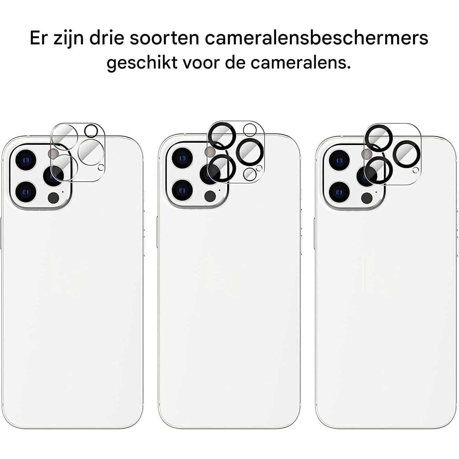 iPhone 12 Pro Max 3+3 Screen Protector Camera Lens Protector – Geschikt voor iPhone 12 Pro Max 6.7 inch – 9H Gehard Glas – Case-Vriendelijke Pasvorm – Inclusief Installatiekit – HD Helderheid – Bescherming Tegen Krassen en Stoten