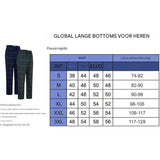 2 Stuks - Heren Pyjamabroeken Set - 100% Katoen - Blauw Geruit en Groen Geruit - Zachte en Ademende Loungebroek - Met Zijzakken - Verstelbare Tailleband - Comfortabele Broeken voor Slapen en Ontspannen